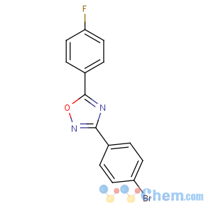 CAS No:694521-68-1 3-(4-bromophenyl)-5-(4-fluorophenyl)-1,2,4-oxadiazole