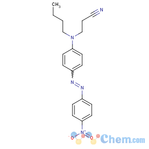 CAS No:69472-19-1 3-[N-butyl-4-[(4-nitrophenyl)diazenyl]anilino]propanenitrile