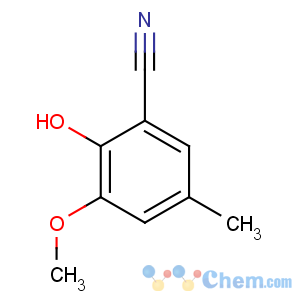 CAS No:6948-31-8 Benzonitrile,2-hydroxy-3-methoxy-5-methyl-