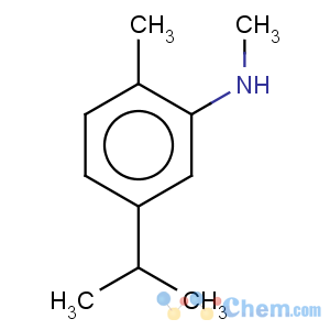 CAS No:6950-94-3 Benzenamine,N,2-dimethyl-5-(1-methylethyl)-