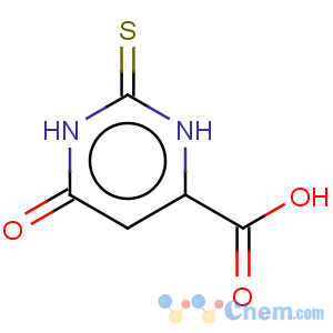 CAS No:6953-78-2 4-Pyrimidinecarboxylicacid, 1,2,3,6-tetrahydro-6-oxo-2-thioxo-