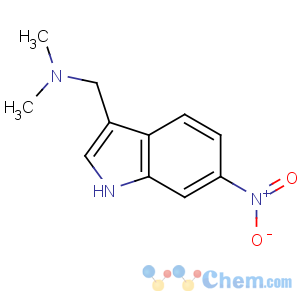 CAS No:6954-87-6 N,N-dimethyl-1-(6-nitro-1H-indol-3-yl)methanamine