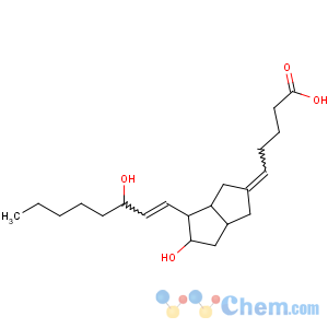 CAS No:69552-46-1 (5E)-5-[(3aS,4R,5R,6aS)-5-hydroxy-4-[(E,3S)-3-hydroxyoct-1-enyl]-3,3a,4,<br />5,6,6a-hexahydro-1H-pentalen-2-ylidene]pentanoic acid