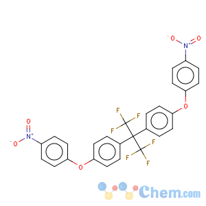 CAS No:69563-87-7 Benzene,1,1'-[2,2,2-trifluoro-1-(trifluoromethyl)ethylidene]bis[4-(4-nitrophenoxy)-
