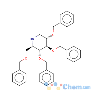 CAS No:69567-11-9 Piperidine,3,4,5-tris(phenylmethoxy)-2-[(phenylmethoxy)methyl]-, (2R,3R,4R,5S)-