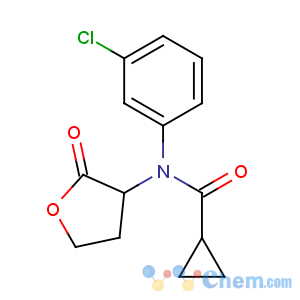 CAS No:69581-33-5 N-(3-chlorophenyl)-N-(2-oxooxolan-3-yl)cyclopropanecarboxamide