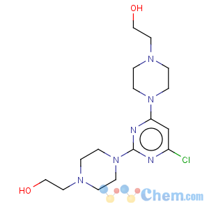 CAS No:6961-30-4 1-Piperazineethanol,4,4'-(6-chloro-2,4-pyrimidinediyl)di-, dihydrochloride (8CI)