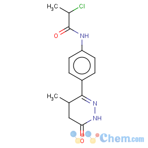 CAS No:69635-63-8 Propanamide,2-chloro-N-[4-(1,4,5,6-tetrahydro-4-methyl-6-oxo-3-pyridazinyl)phenyl]-