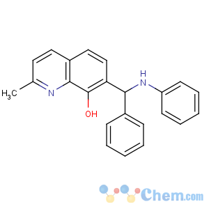 CAS No:6964-62-1 8-Quinolinol,2-methyl-7-[phenyl(phenylamino)methyl]-