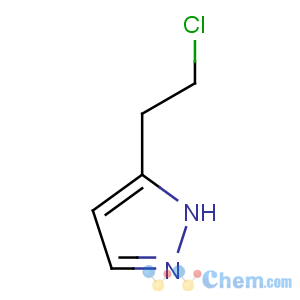 CAS No:69658-98-6 1H-Pyrazole,3-(2-chloroethyl)-, hydrochloride (1:1)