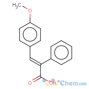CAS No:6968-77-0 3-(4-methoxyphenyl)-2-phenyl-prop-2-enoic acid