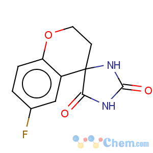 CAS No:69684-83-9 Spiro[4H-1-benzopyran-4,4'-imidazolidine]-2',5'-dione,6-fluoro-2,3-dihydro-