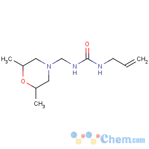 CAS No:6969-64-8 1-[(2,6-dimethylmorpholin-4-yl)methyl]-3-prop-2-enyl-urea