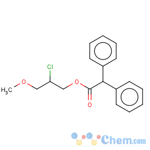 CAS No:6973-91-7 Benzeneacetic acid, a-phenyl-,2-chloro-3-methoxypropyl ester