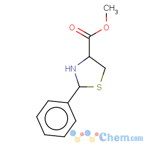 CAS No:69739-20-4 2-phenylthiazolidine-4-carboxylic acid methyl ester
