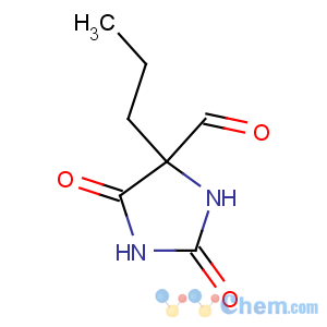 CAS No:6974-16-9 2,5-dioxo-4-propyl-imidazolidine-4-carbaldehyde