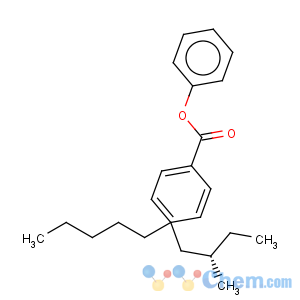 CAS No:69777-64-6 Benzoic acid,4-pentyl-, 4-[(2S)-2-methylbutyl]phenyl ester