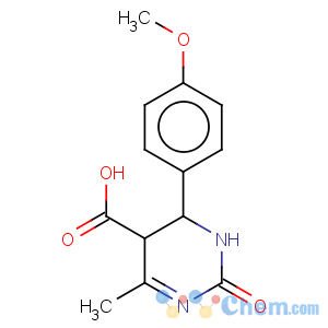 CAS No:69785-26-8 5-Pyrimidinecarboxylicacid, 1,2,5,6-tetrahydro-6-(4-methoxyphenyl)-4-methyl-2-oxo-