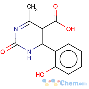CAS No:69785-28-0 5-Pyrimidinecarboxylicacid, 1,2,5,6-tetrahydro-6-(2-hydroxyphenyl)-4-methyl-2-oxo-