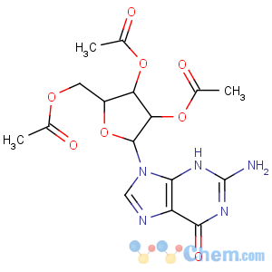CAS No:6979-94-8 [(2R,3R,4R,5R)-3,<br />4-diacetyloxy-5-(2-amino-6-oxo-3H-purin-9-yl)oxolan-2-yl]methyl acetate
