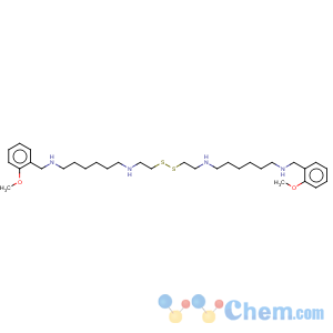 CAS No:69790-18-7 1,6-Hexanediamine,N1,N1'-(dithiodi-2,1-ethanediyl)bis[N6-[(2-methoxyphenyl)methyl]-