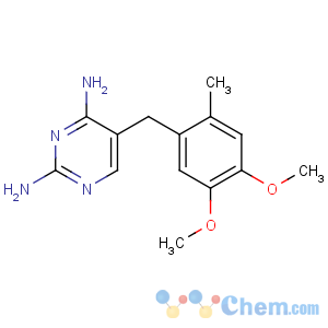 CAS No:6981-18-6 5-[(4,5-dimethoxy-2-methylphenyl)methyl]pyrimidine-2,4-diamine