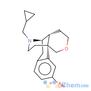 CAS No:69815-38-9 3H-5,10b-(Iminoethano)-1H-naphtho[1,2-c]pyran-9-ol,13-(cyclopropylmethyl)-4,4a,5,6-tetrahydro-, (4aR,5R,10bS)- (9CI)