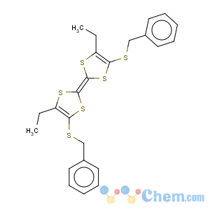CAS No:698359-01-2 1,3-Dithiole,4-ethyl-2-[4-ethyl-5-[(phenylmethyl)thio]-1,3-dithiol-2-ylidene]-5-[(phenylmethyl)thio]-