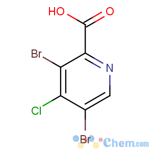 CAS No:698393-07-6 3,5-dibromo-4-chloropyridine-2-carboxylic acid
