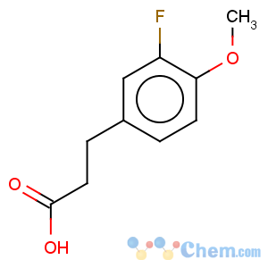 CAS No:69888-90-0 Benzenepropanoic acid,3-fluoro-4-methoxy-