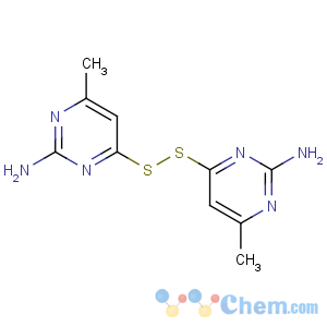 CAS No:69945-13-7 4-[(2-amino-6-methylpyrimidin-4-yl)disulfanyl]-6-methylpyrimidin-2-amine