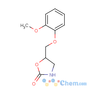 CAS No:70-07-5 5-[(2-methoxyphenoxy)methyl]-1,3-oxazolidin-2-one