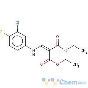 CAS No:70032-30-3 Propanedioic acid,2-[[(3-chloro-4-fluorophenyl)amino]methylene]-, 1,3-diethyl ester