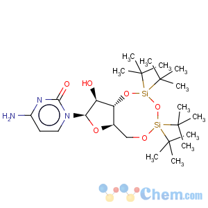 CAS No:701978-85-0 2(1H)-Pyrimidinone,4-amino-1-[3,5-O-[1,1,3,3-tetrakis(1,1-dimethylethyl)-1,3-disiloxanediyl]-b-D-arabinofuranosyl]-(9CI)