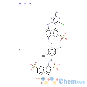 CAS No:70210-17-2 1,3,6-Naphthalenetrisulfonicacid,5-[2-[4-[2-[4-[(4-amino-6-chloro-1,3,5-triazin-2-yl)amino]-7-sulfo-1-naphthalenyl]diazenyl]-2,5-dimethylphenyl]diazenyl]-,sodium salt (1:4)