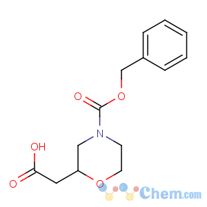 CAS No:702693-24-1 2-(4-phenylmethoxycarbonylmorpholin-2-yl)acetic acid