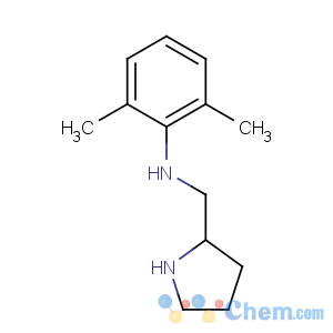 CAS No:70371-56-1 2,6-dimethyl-N-[[(2S)-pyrrolidin-2-yl]methyl]aniline