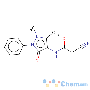 CAS No:70373-49-8 2-Cyano-N-(1,5-dimethyl-3-oxo-2-phenyl-2,3-dihydro-1H-pyrazol-4-yl)-acetamide