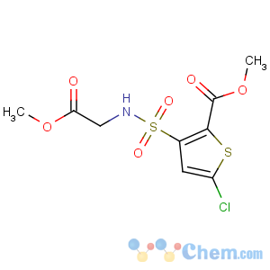 CAS No:70374-38-8 methyl<br />5-chloro-3-[(2-methoxy-2-oxoethyl)sulfamoyl]thiophene-2-carboxylate