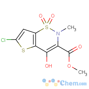 CAS No:70415-50-8 methyl<br />6-chloro-4-hydroxy-2-methyl-1,1-dioxothieno[2,3-e]thiazine-3-carboxylate