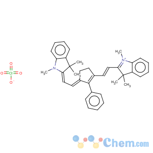 CAS No:70446-30-9 2-[2-[3-[(1,3-Dihydro-1,3,3-trimethyl-2H-indol-2-ylidene)ethylidene]-2-phenyl-1-cyclopenten-1-yl]ethenyl]-1,3,3-trimethyl-3H-indolium perchlorate