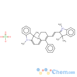 CAS No:70446-36-5 2-[2-[3-[(1,3-Dihydro-1,3,3-trimethyl-2H-indol-2-ylidene)ethylidene]-2-phenyl-1-cyclohexen-1-yl]ethenyl]-1,3,3-trimethyl-3H-indolium perchlorate