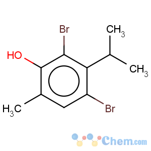 CAS No:70454-10-3 Phenol,2,4-dibromo-6-methyl-3-(1-methylethyl)-