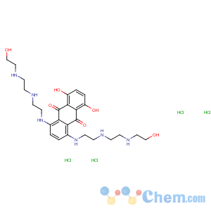 CAS No:70476-91-4 9,10-Anthracenedione,1,4-dihydroxy-5,8-bis[[2-[[2-[(2-hydroxyethyl)amino]ethyl]amino]ethyl]amino]-,hydrochloride (1:4)
