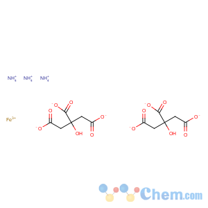 CAS No:7050-19-3 1,2,3-Propanetricarboxylicacid, 2-hydroxy-, ammonium iron salt (1:?:?)