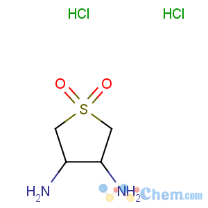 CAS No:70519-79-8 3,4-Thiophenediamine,tetrahydro-, 1,1-dioxide, hydrochloride (1:2)