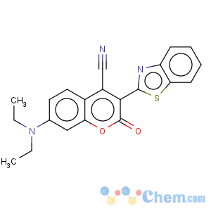 CAS No:70546-25-7 2H-1-Benzopyran-4-carbonitrile,3-(2-benzothiazolyl)-7-(diethylamino)-2-oxo-