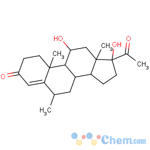 CAS No:7055-53-0 Pregn-4-ene-3,20-dione,11,17-dihydroxy-6-methyl-, (6a,11b)-