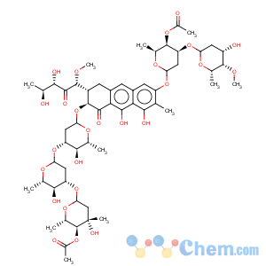 CAS No:7059-24-7 D-threo-2-Pentulose,1-C-[(2S,3S)-7-[[4-O-acetyl-2,6-dideoxy-3-O-(2,6-dideoxy-4-O-methyl-a-D-lyxo-hexopyranosyl)-b-D-lyxo-hexopyranosyl]oxy]-3-[[O-4-O-acetyl-2,6-dideoxy-3-C-methyl-a-L-arabino-hexopyranosyl-(1®