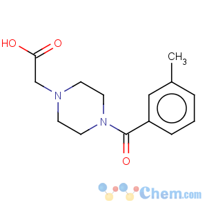 CAS No:705941-42-0 1-Piperazineaceticacid, 4-(3-methylbenzoyl)-